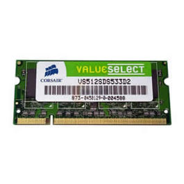 SODIMM DDR3 4GB CORSAIR PC1333 -Model: CMSO4GX3M1B1333C9