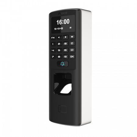 Control de acceso biométrico con teclado y lector RFID para exterior