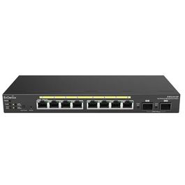 SWITCH 8 PUERTOS 10/100/1000 MBPS+2 SFP POE (60 W). Web-Smart y Controladora 20 AP de la serie Neutron