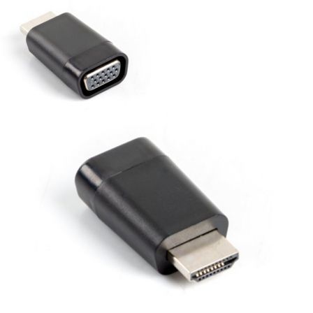 ADAPTADOR HDMI-A MACHO A VGA HEMBRA LANBERG AD-0016-BK - RESOLUCIÓN HASTA 1920X1080