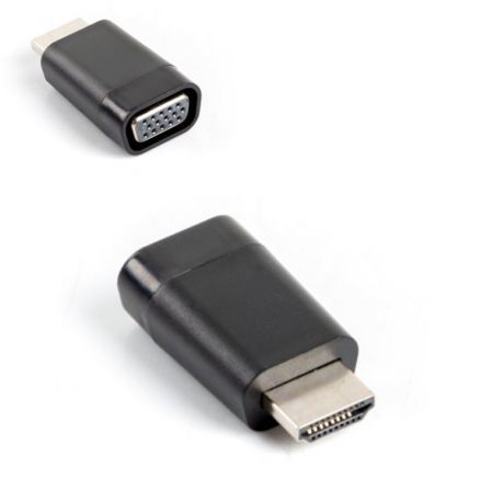 ADAPTADOR HDMI-A MACHO A VGA HEMBRA LANBERG AD-0016-BK - RESOLUCIN HASTA 1920X1080