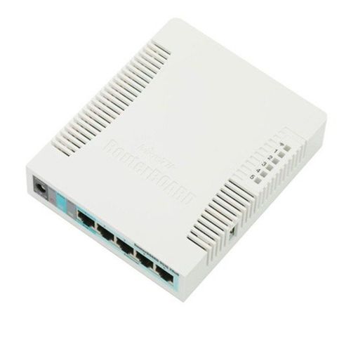 PUNTO DE ACCESO MIKROTIK RB951G-2HND - 802.11 BGN - 5 x LAN GIGABIT - POE LAN 1 - ROUTER OS L4