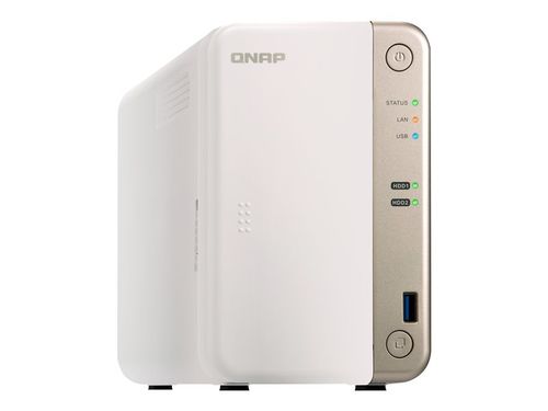 UNIDAD NAS QNAP TS-251B  2 Bahias SATA 6Gb/s RAID 0, 1, JBOD RAM 2 GB Gigabit Ethernet iSCSI