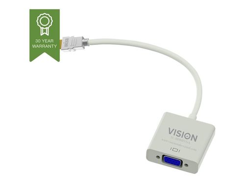 ADAPTADOR HDMI VGA Vision Techconnect BLANCO