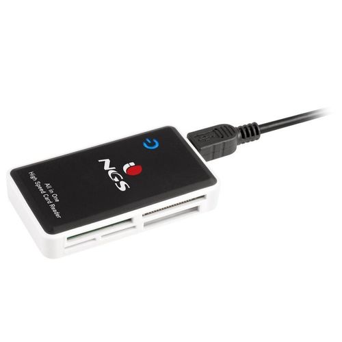 LECTOR TARJETAS EXTERNO MULTIREADER - COMPATIBLE CON LOS PRINCIPALES TIPOS DE TARJETAS - USB 2.0