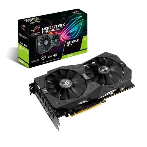 TARJETA GRFICA ASUS ROG-STRIX-GTX1650-A4G-GAMING - GPU 1485MHZ - 4GB GDDR5 - PCI EXPRESS 3.0 - 2*HDMI - 2*DISPLAYPORT