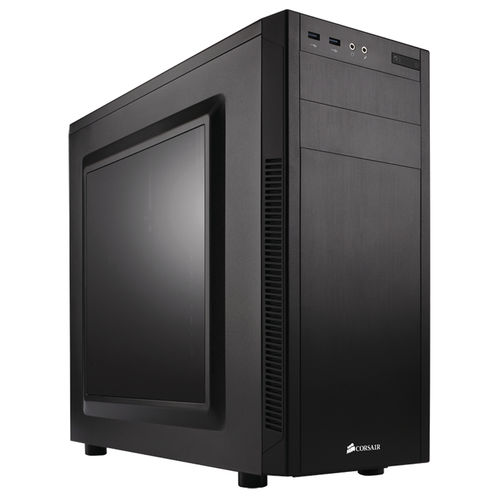 CAJA CORSAIR SEMITORRE COMPACTA CARBIDE SERIES 100R GAMING NEGRA ATX/MATX CC-9011075-WW