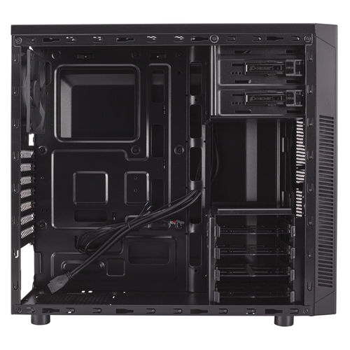 CAJA CORSAIR SEMITORRE COMPACTA CARBIDE SERIES 100R GAMING NEGRA ATX/MATX CC-9011075-WW