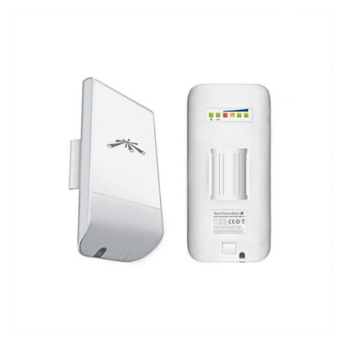 NANOSTATION UBIQUITI LOCOM2 - 802.11B/G/N - 2.4GHZ - 1XRJ45 - DOBLE POLARIDAD - MODOS AP / CLIENT / WDS - INCLUYE POE