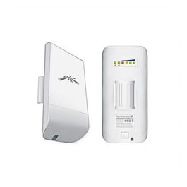 NANOSTATION UBIQUITI LOCOM2 - 802.11B/G/N - 2.4GHZ - 1XRJ45 - DOBLE POLARIDAD - MODOS AP / CLIENT / WDS - INCLUYE POE