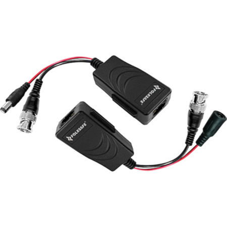 Convertidor pasivo de par trenzado con alimentacion. Balun 5MPx.