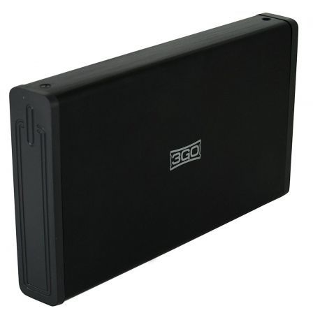 CAJA EXTERNA 3GO PARA DISCOS DUROS HDD35BK312 - 3.5" - INTERFAZ SATA - USB 3.0 - COMPATIBLE WIN/MAC - ALUMINIO