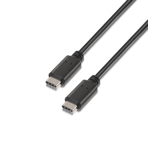 CABLE USB 2.0 USB TIPO-C  MACHO a USB TIPO-C MACHO AMBOS EXTREMOS - 3A - 2.00m