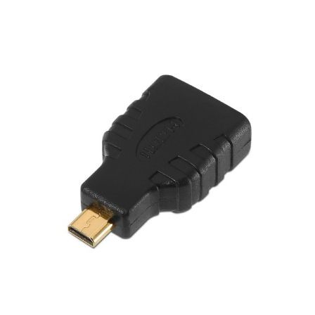 ADAPTADOR HDMI A MICRO HDMI AISENS A121-0125 - CONECTORES HDMI TIPO A HEMBRA / MICRO HDMI TIPO D MACHO - NEGRO