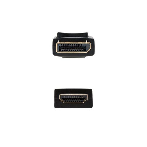 CABLE DISPLAYPORT A HDMI  A125-0364 -  DISPLAYPORT/MACHO - HDMI/MACHO - 2 METROS - NEGRO