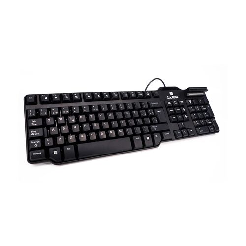 Teclado USB con lector DNIe integrado COOLBOX - p/n: COO-TEC02DNI