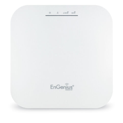 ENGENIUS EWS357-FIT AP interior 802.11a/ac/ax/b/g/n WiFi6 2,4/5 GHz 1974 Mbps 1 puerto Gigabit compatible PoE af, MESH, homologado WIFI4EU