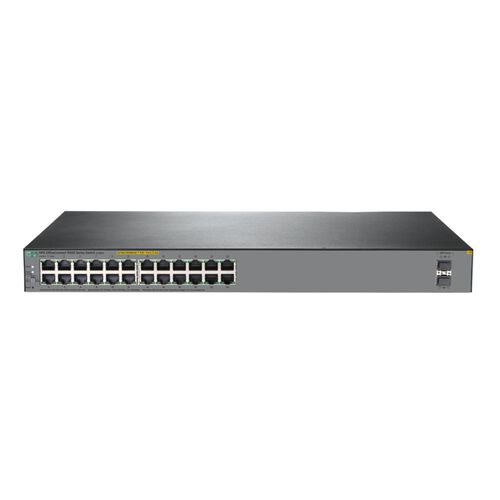 SWITCH 24P HPE OfficeConnect 1920S 24G 2SFP PoE+ 370W - conmutador - 24 puertos - Gestionado - montaje en rack