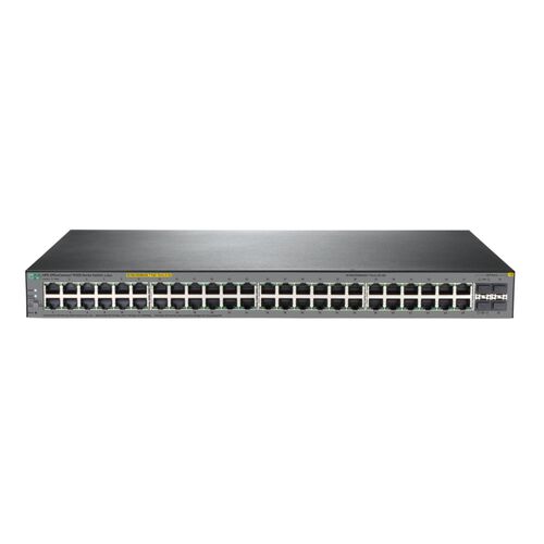 SWITCH 48P HPE OfficeConnect 1920S 48G 4SFP PPoE+ 370W - conmutador - 48 puertos - Gestionado - montaje en rack