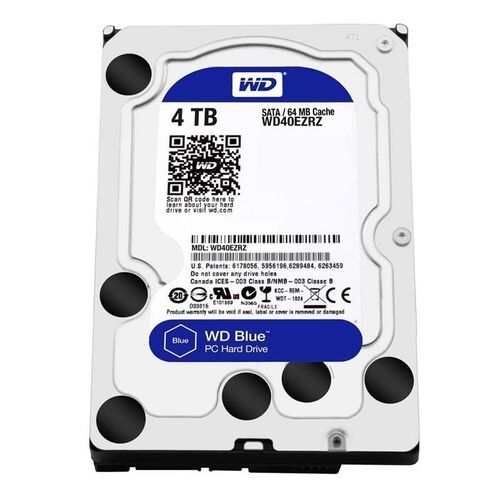 HDD 4TB WESTERN DIGITAL BLUE WD40EZRZ- SATA III 6GB/S - 64MB