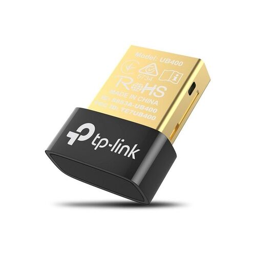 ADAPTADOR NANO USB BLUETOOTH TP-LINK UB400 - BT 4.0 - USB 2.0 - PLUG AND PLAY - ALCANCE 10M