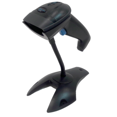 Lector de Códigos de Barras Scan 10 BlueBee  1D USB con Soporte.