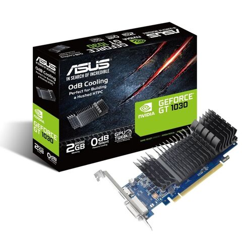 TARJETA GRFICA ASUS GeForce GT1030/ 2GB GDDR5 DVI / HDMI