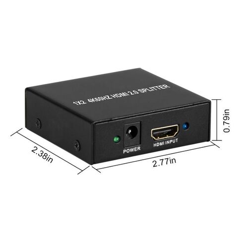 HDMI 4K Splitter 1 to 2 Ultra Slim design MC-HMSP102S / A123-0506