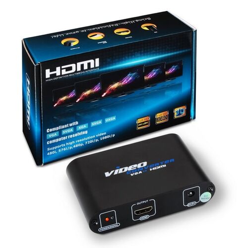 TRANSFORMADOR HDMI HEMBRA A VGA HEMBRA - RESOLUCIN HASTA 1920X1080