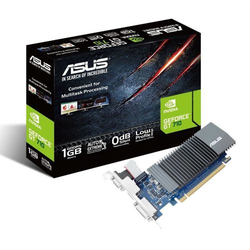 TARJETA GRFICA ASUS GEFORCE GT 710 SILENT 2GB GDDR5 - PCI EXPRESS 2.0 - DVI-D - HDMI - VGA - LP