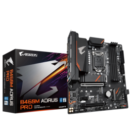 PLACA BASE GIGABYTE B460M AORUS PRO LGA1200 4DDR4/PCI-E/DVI/HDMI/DP/USB C /ATX