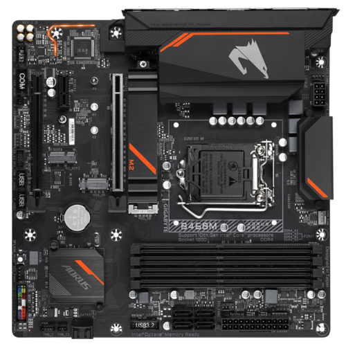 PLACA BASE GIGABYTE B460M AORUS PRO LGA1200 4DDR4/PCI-E/DVI/HDMI/DP/USB C /ATX