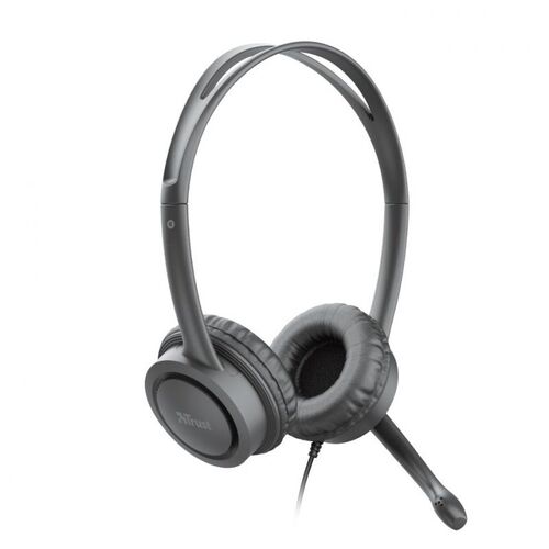 Auriculares Trust Mauro 17591/ con Micrfono/ USB/ Negro