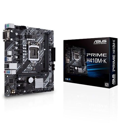 PLACA BASE ASUS Prime H410M-K  LGA1200 2DDR4/PCIE/SATA3/USB3.1/VGA/DVI-D/mATX