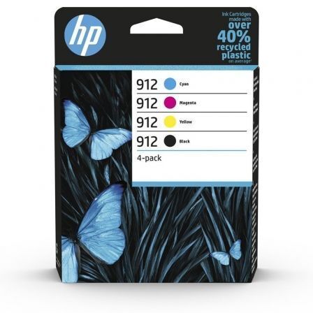 TINTA HP ORIGINAL Num 912  - MULTIPACK  Negro/ Magenta/ Cian/ Amarillo