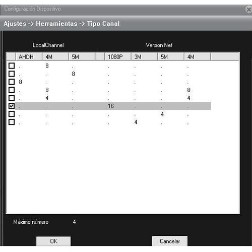 DVR hbrido 8 canales hasta 4K