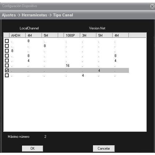 DVR hbrido 8 canales hasta 4K