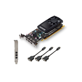 VGA PNY QUADRO P400 V2 LP, NV , GDDR5 2GB, 3xmini DidplayPort + ADAPTADOR 3×mDP a DVI-D (VCQP400DVIV2-PB)