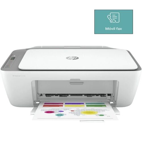 Impresora Multifuncin HP Deskjet 2720e WiFi/ Fax Mvil/ Blanca