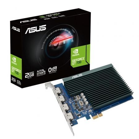 Tarjeta Grfica Asus GeForce GT 730/ 2GB GDDR5 / 4x HDMI