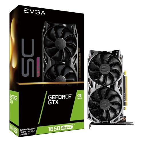 Tarjeta Grfica EVGA GeForce GTX 1650 SC ULTRA GAMING/ 4GB GDDR6