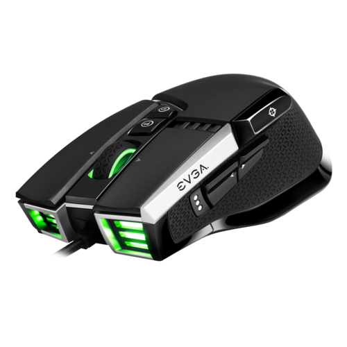 RatÃ³n Gaming EVGA X17 RGB 8k, Wired, Black, Customizable, 16,000 DPI, 5 Profiles, 10 Buttons, Ergonomic 903-W1-17BK-KR