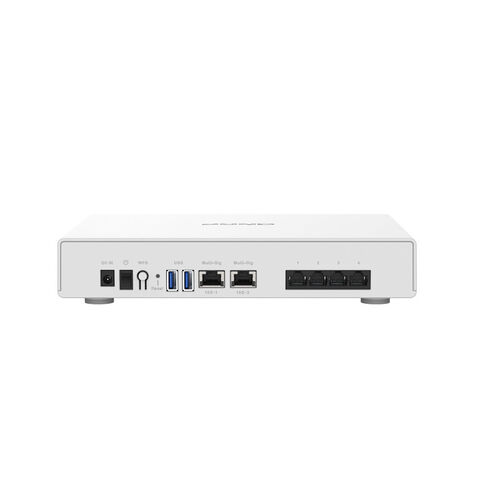 Router SD-WAN QNAP QHora-301W, Wi-Fi 6 (802.11ax), Doble banda (2,4 GHz / 5 GHz) dos puertos de 10GbE