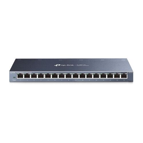 SWITCH 16 PUERTOS TP-LINK TL-SG116 RJ-45 10/100/1000 sin gestionar - SOBREMESA CARCASA METLICA