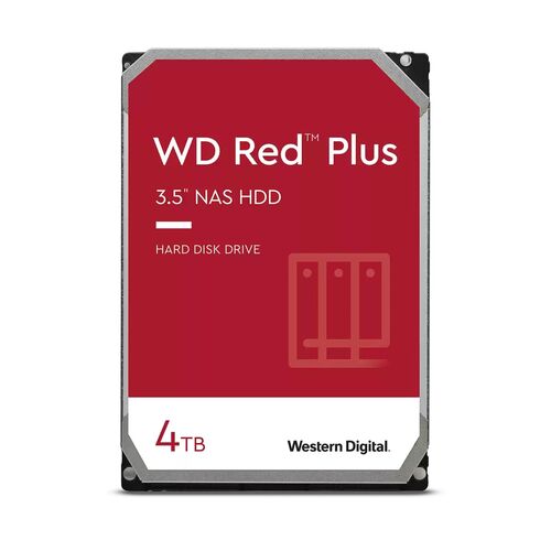 DISCO DURO INTERNO WESTERN DIGITAL WD40EFZX NAS RED PLUS - 4TB - SATA III - 3.5" - BUFER 128MB