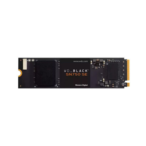 HD 500GB SSD M.2 2280 WESTERN DIGITAL BLACK SN750 SE NVME PCIE - LECTURA 3600MB/S - ESCRITURA 2000MB/S