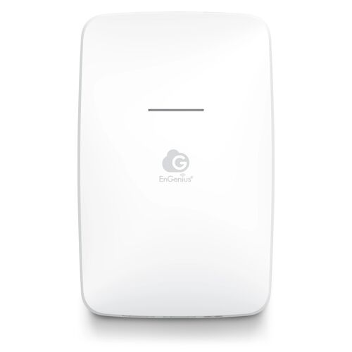 ENGENIUS ECW215 AP Interior IN-WALL/Techo 802.11a/ac/ax/b/g/n Wave2, WIFI6 Doble Banda 1774 Mbps, 3 Gigabit 1 PoE, Gestión por Cloud