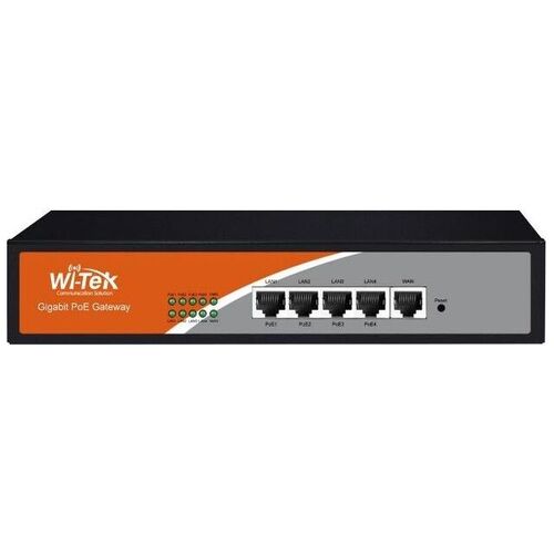 Gateway/Router WI-AC105P 5 puertos Gigabit (4 PoE), balanceador de cargas Multi-Wan y servidor VPN PPTP y L2TP