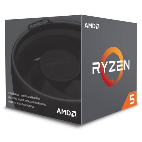 PROCESADOR AMD AM4 RYZEN 5 2600 3.4GHZ 16MB BOX YD2600BBAFBOX