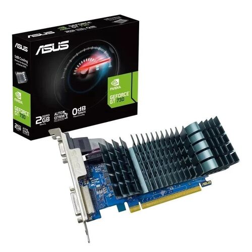 Tarjeta Grfica Asus GeForce GT 730 EVO/ 2GB GDDR3/ VGA, DVI-D, HDMI / LP